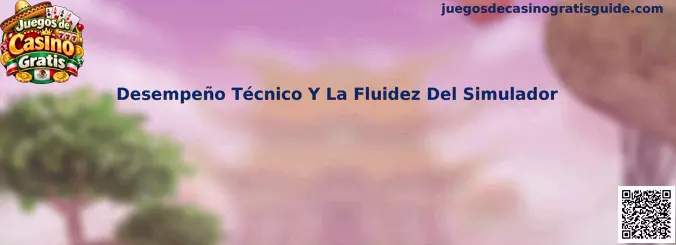 Desempeño técnico y fluidez del simulador en navegadores modernos